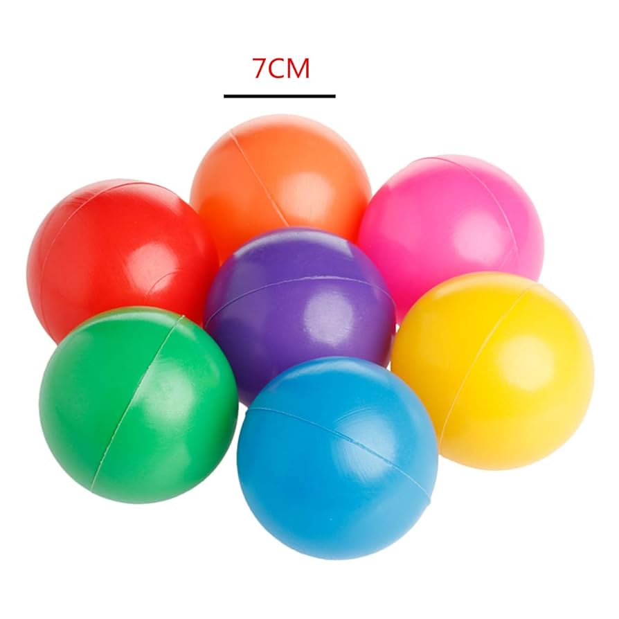 カラーボール RiZKiZ 1年保証 カラーボール ボールプール 用 ボール 7cm 100個